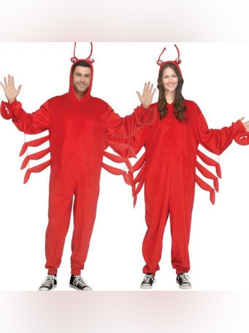 Rubie's Red Lobster Costume One-Piece Hooded Jumpsuit